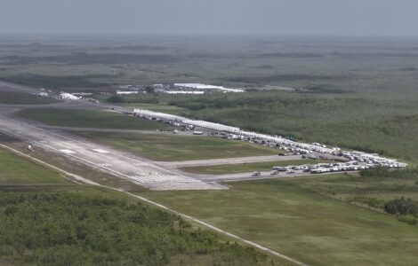 Environmental groups sue to block migrant detention center rising in Florida Everglades